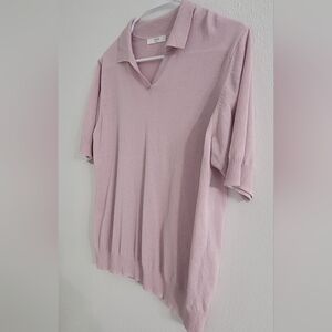 Topten Light Pink V-Neck Top